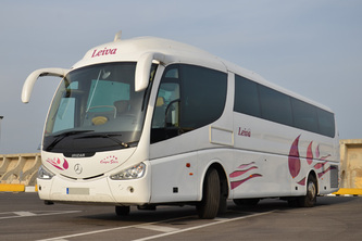 Flota de autobuses para transporte escolar